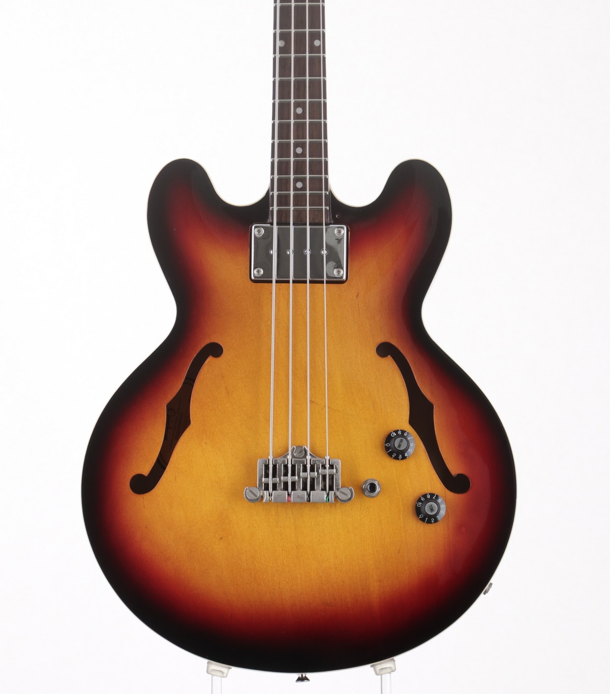 Epiphone RIVOLI VC エピフォン リボリ セミアコベース 中古】Epiphone / Rivoli Bass Vintage Cherry Sunburst ［3.90kg/1995
