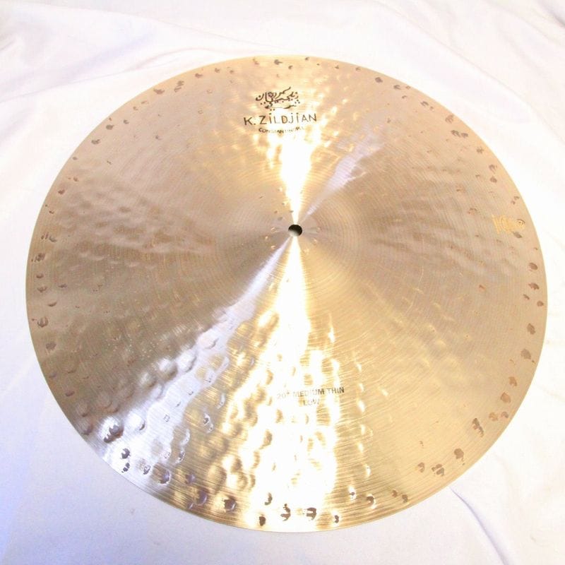 Zildjian K 20インチ コンスターチノープルMedium シンバル ZILDJIAN / K.CONSTANTINOPLE 20” Medium Thin Ride LOW 1971g 厳選