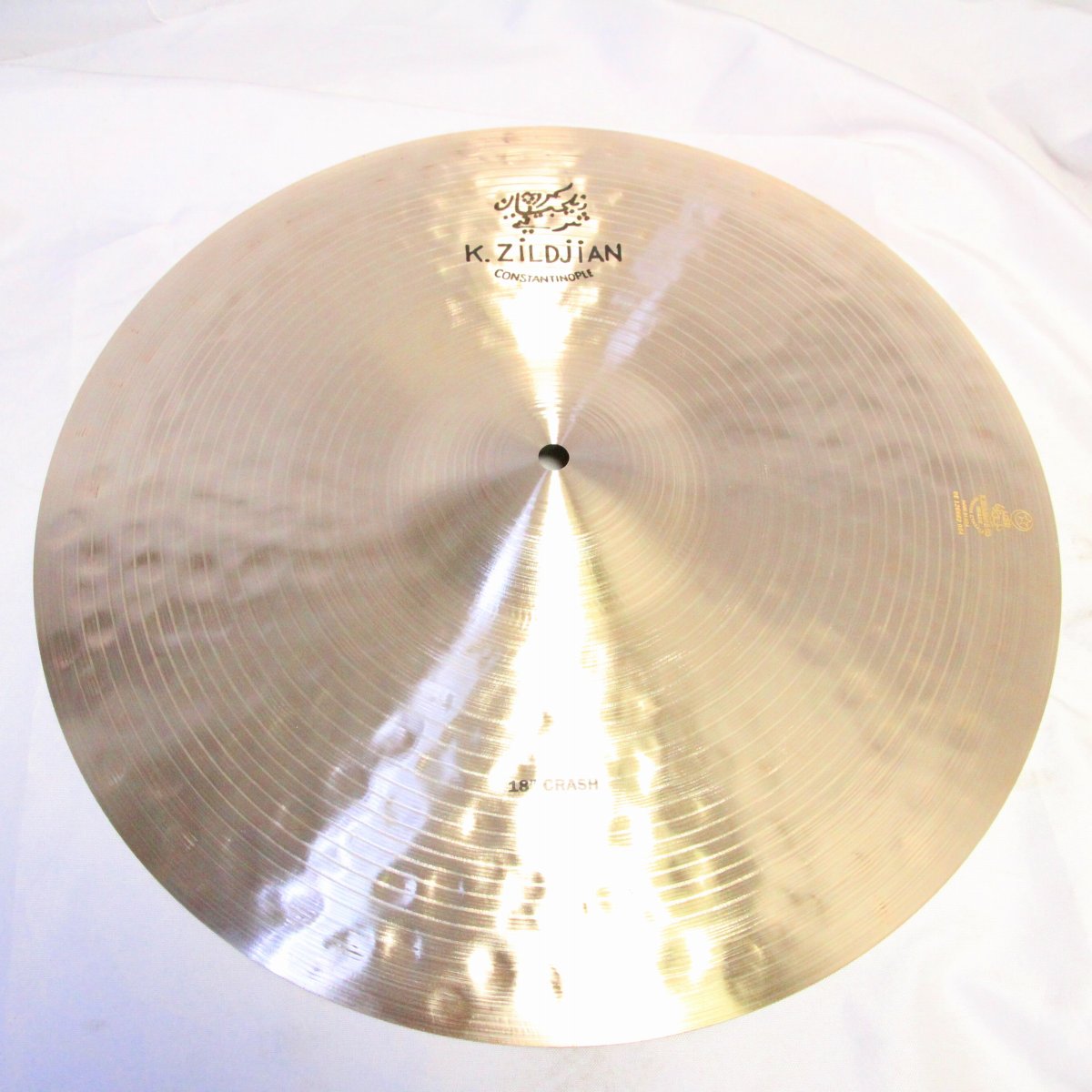 ZILDJIAN / K.CONSTANTINOPLE 18”CRASH 1892g 厳選品・ジルジャン