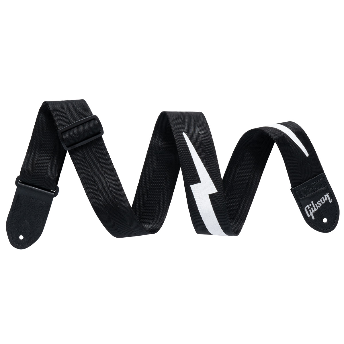 Gibson / ASBOLT-BLK The Lightning Bolt Seatbelt (Black) ギブソン