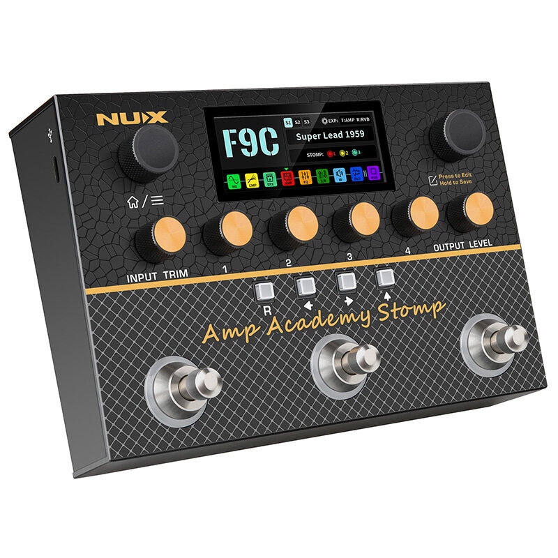 う*丸様 NUX Amp Academy 箱付き アンプシミュレータとキャビネットIR内蔵] NUX / Amp Academy Stomp