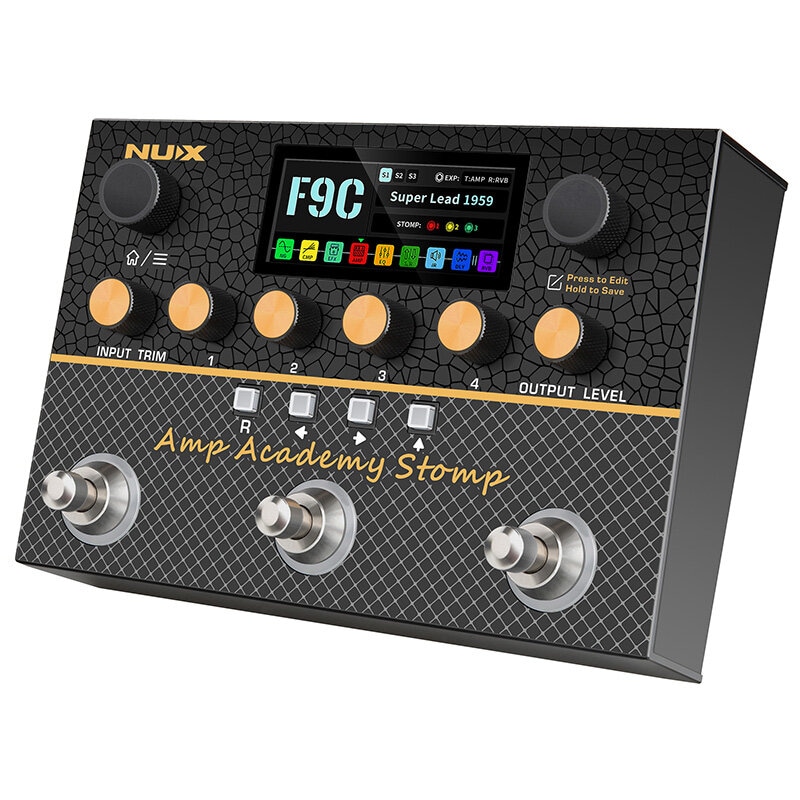 NUX Amp Academy アンプシミュレーター アンプシミュレータとキャビネットIR内蔵] NUX / Amp Academy Stomp