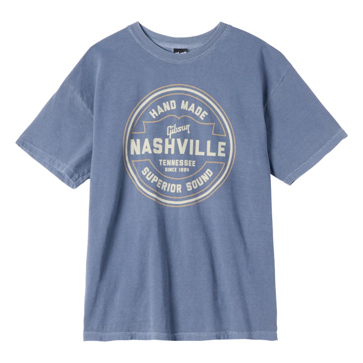 Gibson / GA-TEE-SSND-BLU-MD Superior Sound Tee (Vintage Blue) Medium ギブソン Tシャツ Mサイズ