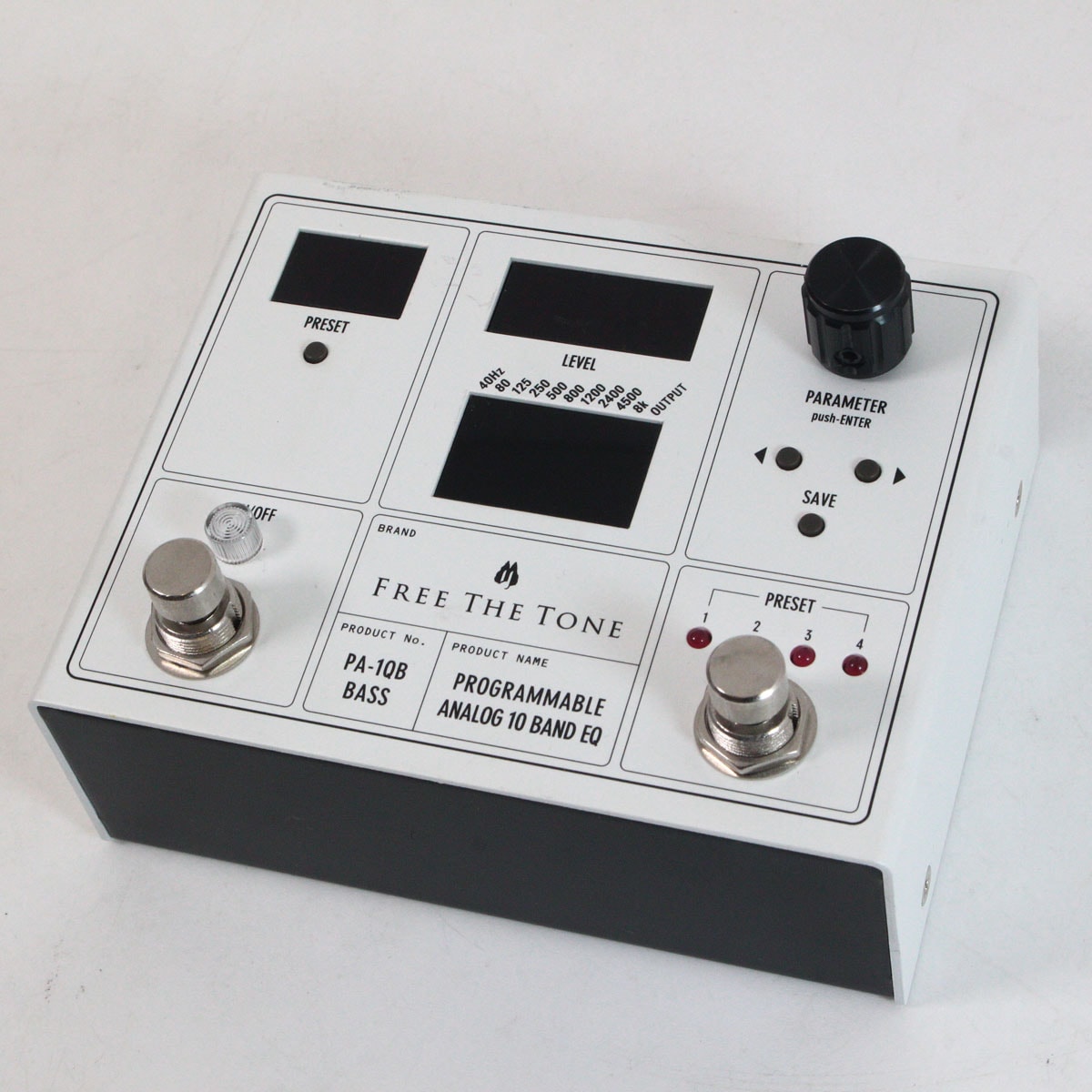 ぬFREE THE TONE PA-1QB アナログ・10バンドEQ Free The Tone PA-1QB Programmable Analog 10 Band EQ Pedal for Bass