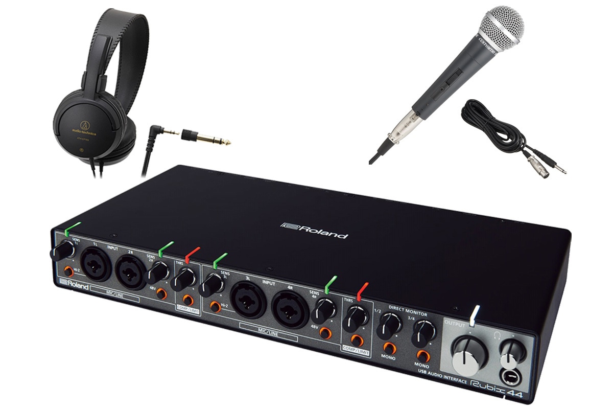 Roland 機材 5点まとめ オーディオインターフェイス ジャンク Wordpressアイキャッチテンプレ-