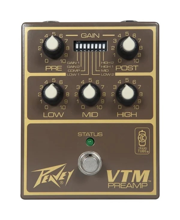 【新製品】Peavey / VTM Preamp Pedal PEV-VTM-PEDAL プリアンプ ピーヴィー 【国内正規品】