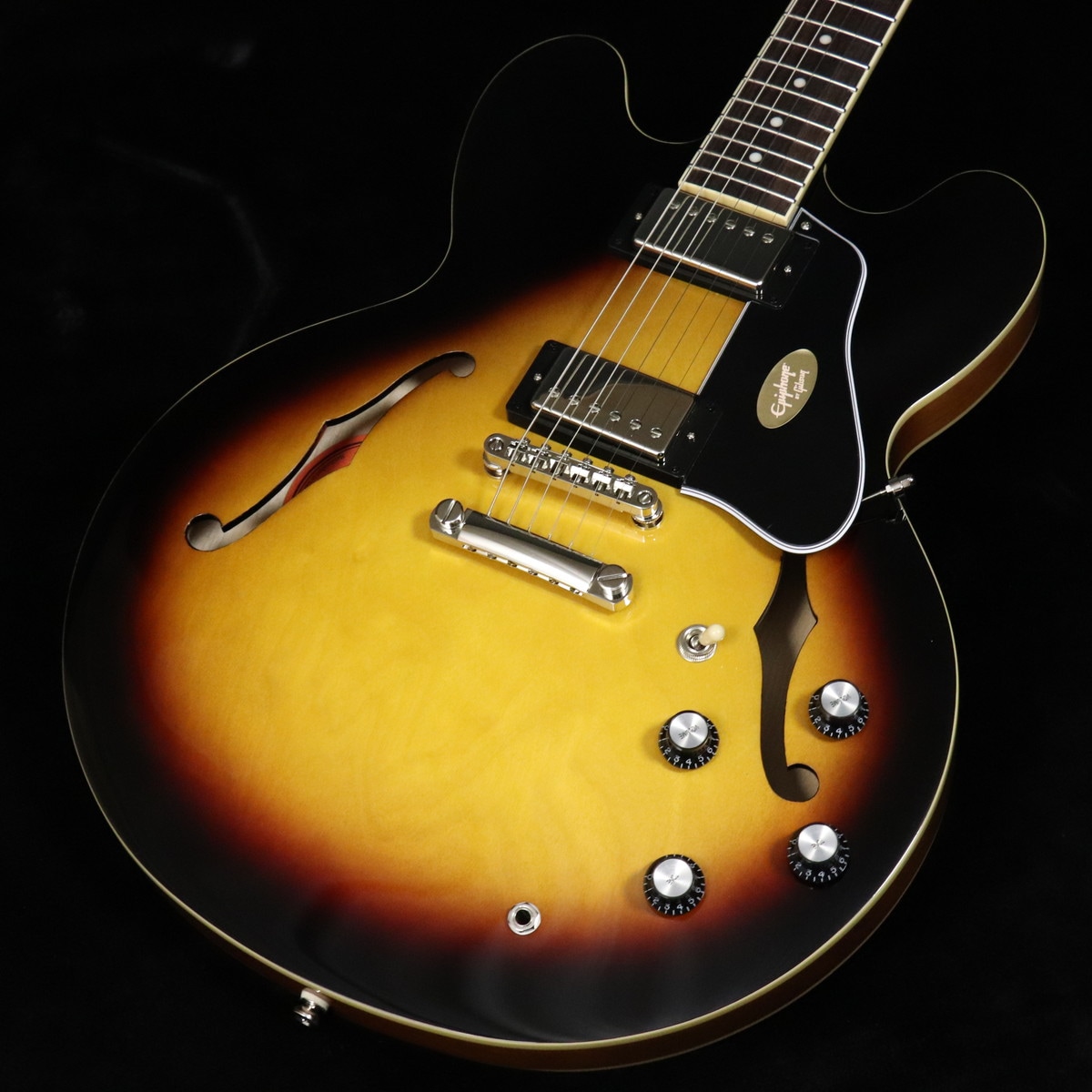 エピフォンEpiphone Dot VintageSunburst es335 EPIPHONE ( エピフォン ) ES-335 Vintage Sunburst 送料無料
