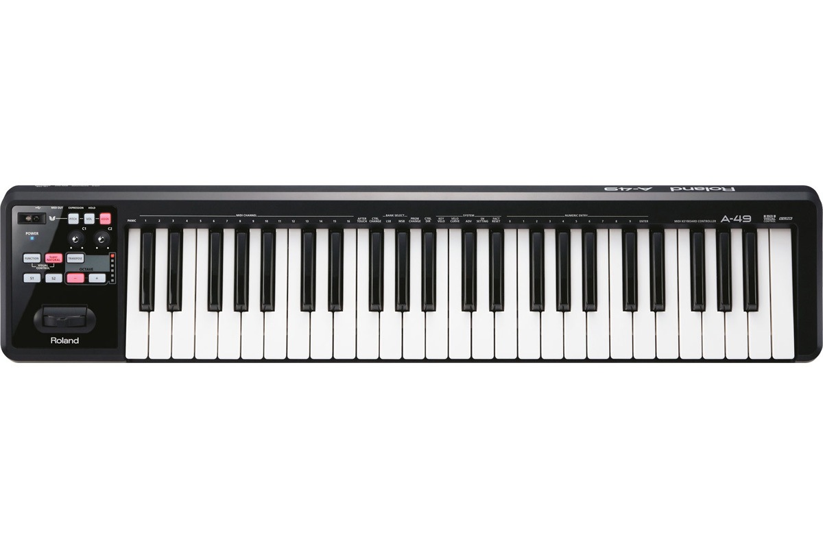 Roland / A-49 BK ダンパーペダル(DP-10)＆エクスプレッションペダル