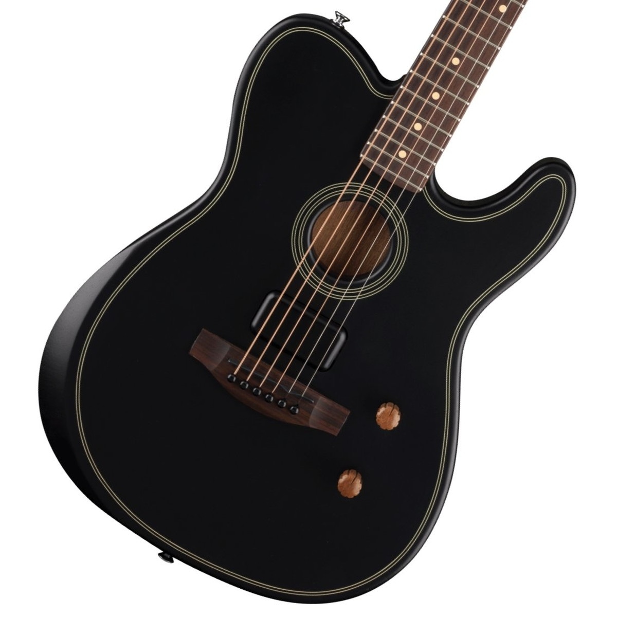 ギター Fender Acoustasonic Standard Black Fender Acoustasonic Standard Telecaster Black エレアコギター