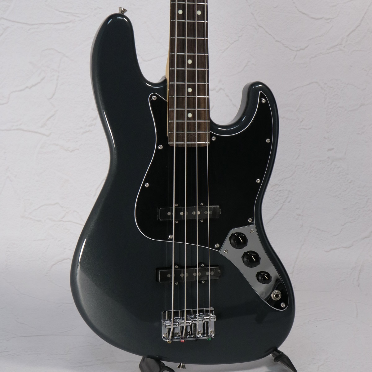 Fender / Made in Japan FSR Hybrid II Jazz Bass Charcoal Frost Metallic w/Matching Head 【S/N JD25024829】【名古屋栄店】