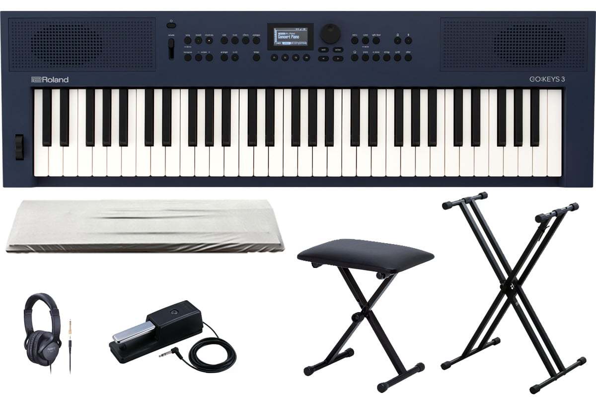 Roland / GOKEYS3-MU (GO:KEYS 3) スタンド＆キーボードベンチ＆ダストカバーセット【渋谷店】