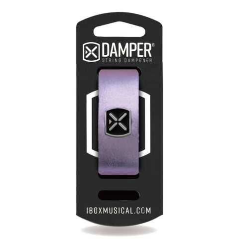 IBOX MUSICAL / DMSM07 METALLIC LEATHER PURPLE S ストリング・ダンパー