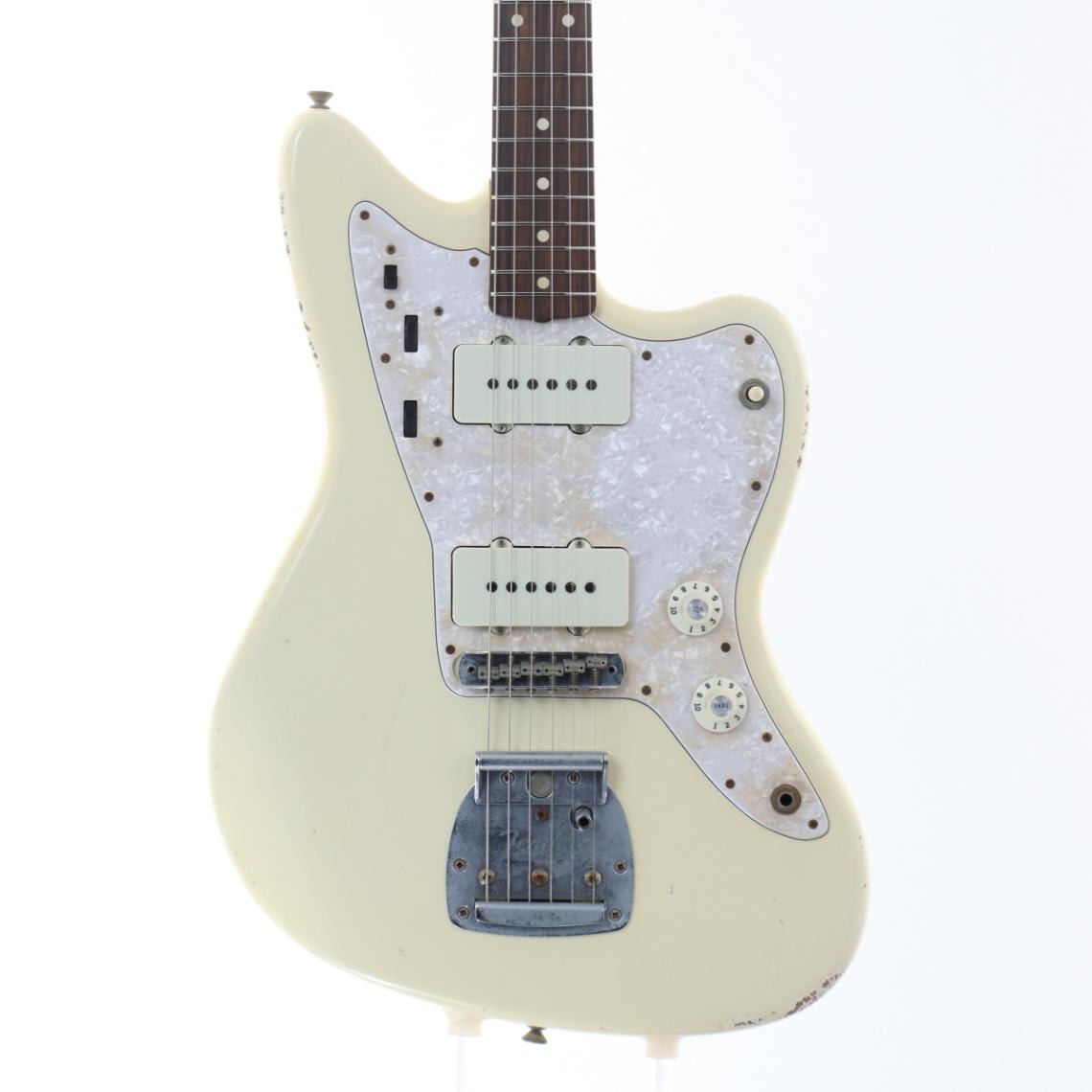 やんこジャズマスター 中古】Fender Mexico / INORAN Road Worn Jazzmaster Olympic White