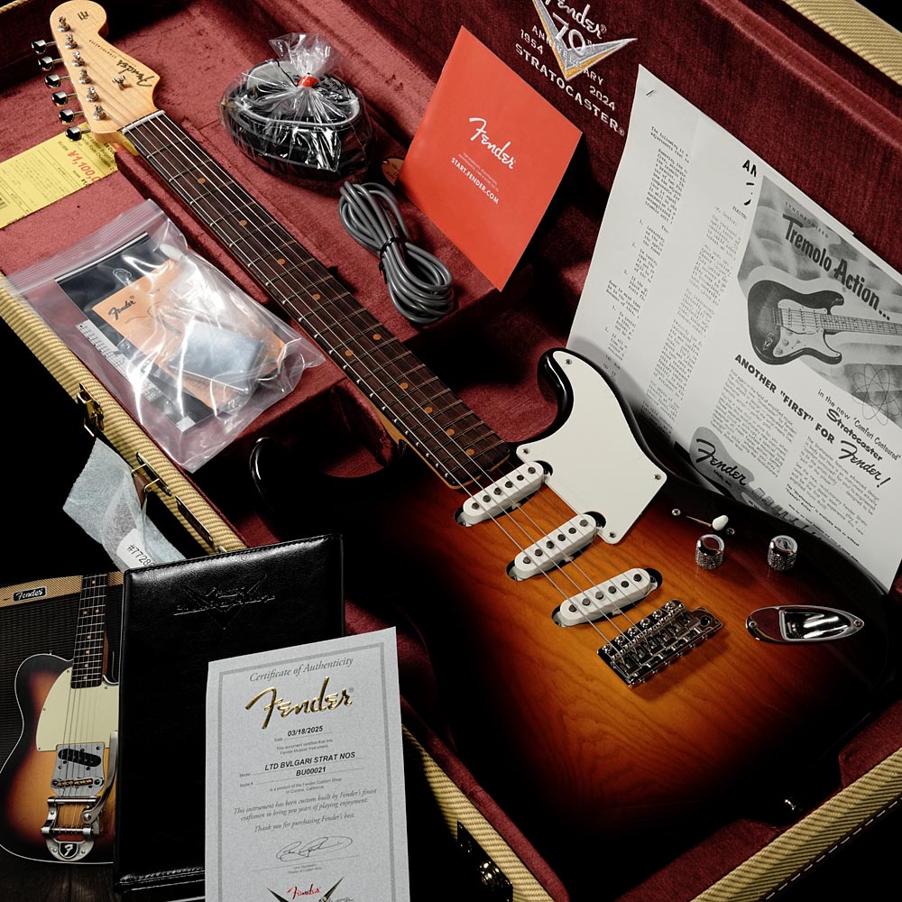 【中古】Fender Custom Shop / Limited Edition Bvlgari Stratocaster NOS Wide Fade Chocolate 2 Color Sunburst 【渋谷店】