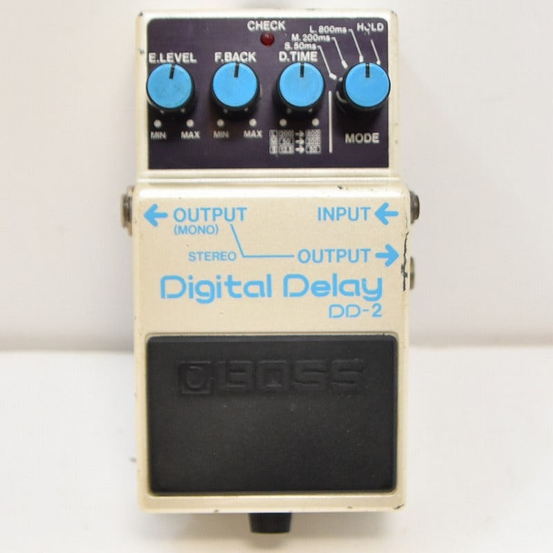 中古品 BOSS デジタルディレイ DD-2　ACアダプター付き 中古品 BOSS デジタルディレイ DD-2 ACアダプター付き