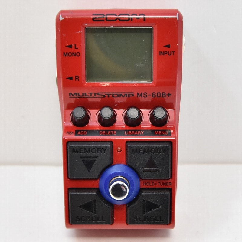 【未使用品】ZOOM MS-60B+ 定番ベース用マルチエフェクター ZOOM MS-60B+ MultiStomp Bass Pedal ベース用 マルチエフェクター