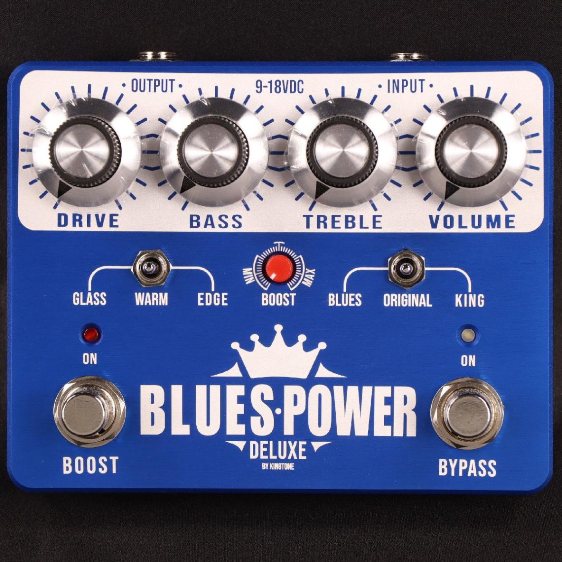 King Tone Guitar BLUES POWER オーバードライブ セール品》King Tone / Blues Power Deluxe “Blue” オーバードライブ
