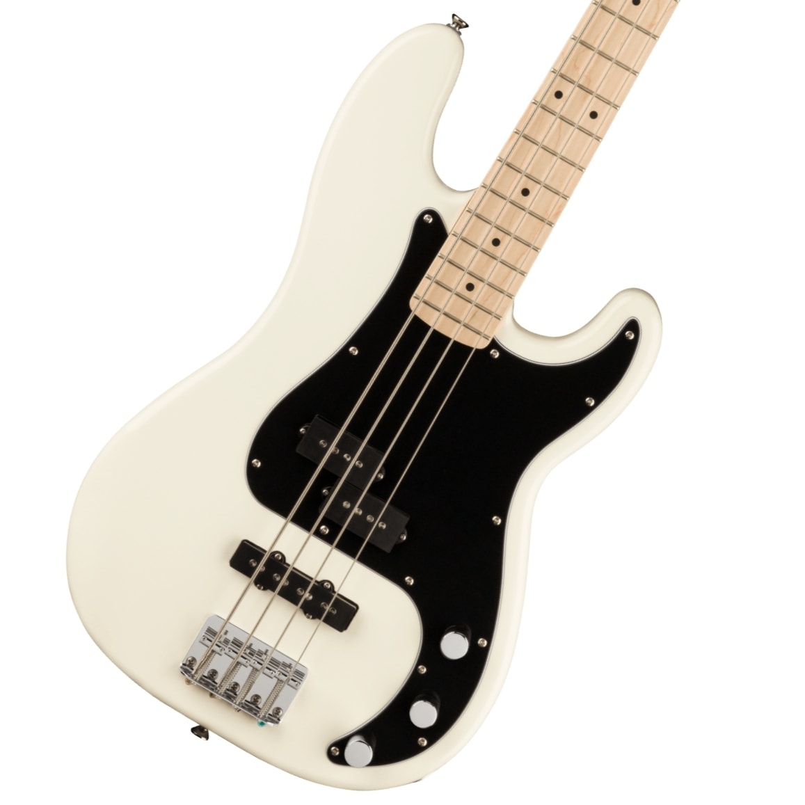【極美品】Squier by Fender PJ ホワイト Squier Affinity Series Precision Bass PJ Maple Fingerboard Olympic