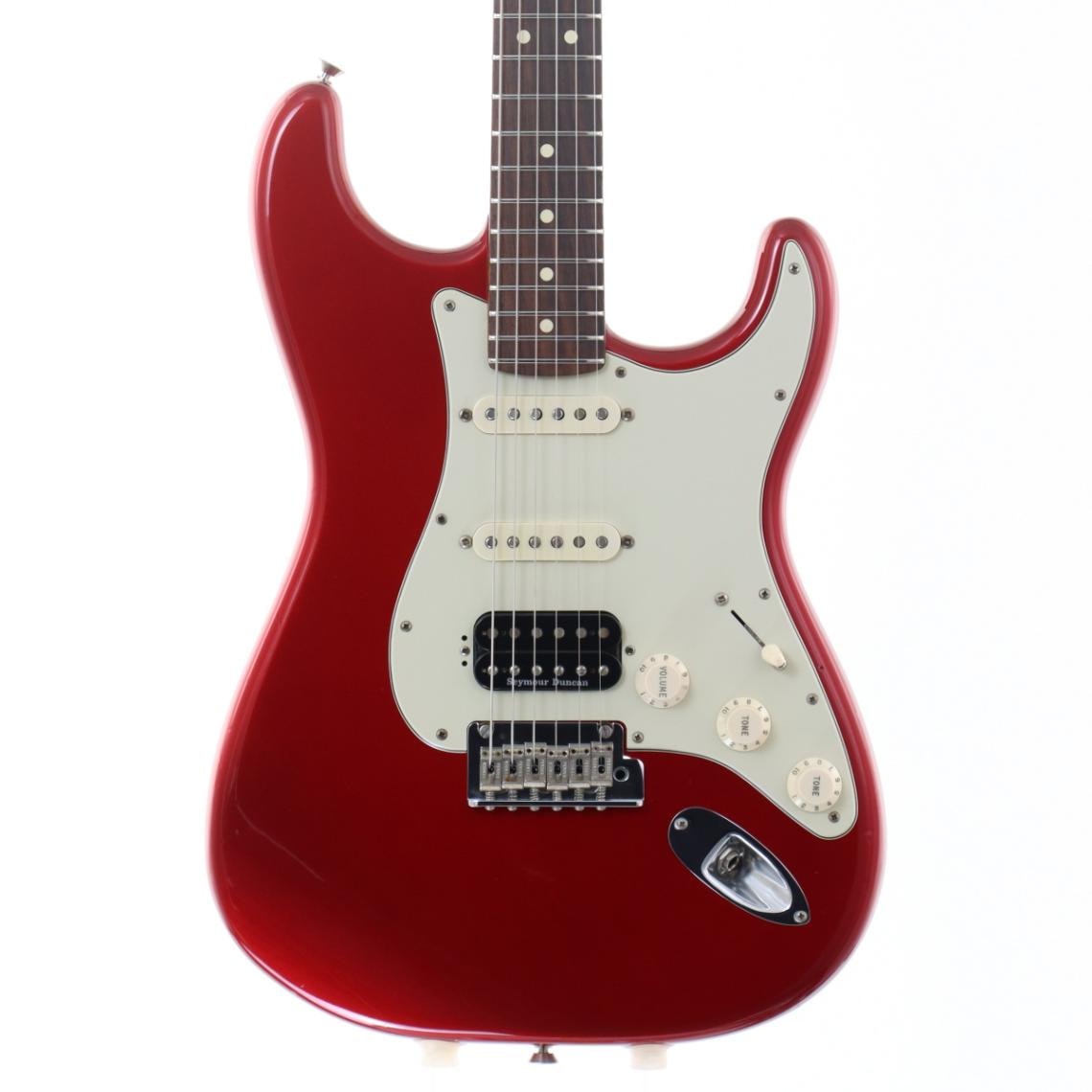 Stratocaster (中古 × B：かなり、傷＆使用感はあるが、通常使用する