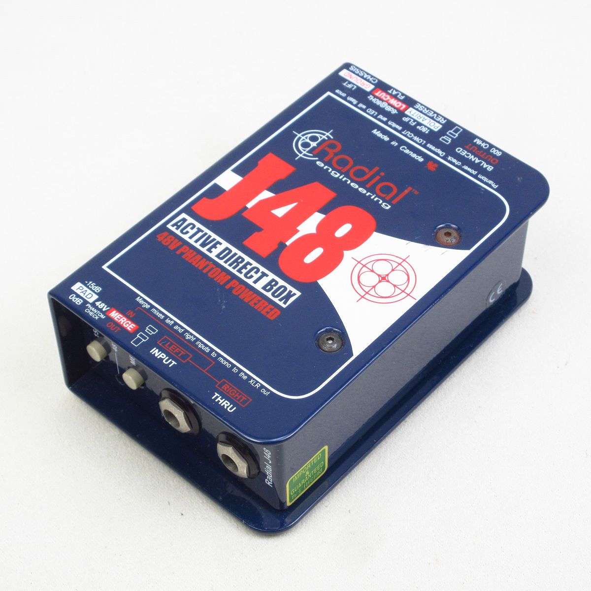 中古】Radial / J48 Active Direct Box DI ダイレクトボックス 【横浜