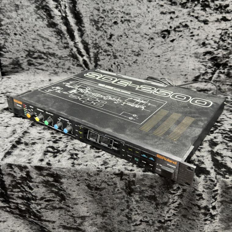 Roland SDE-2500 デジタルディレイ Roland MIDI Digital Delay SDE-2500 1U Rack Effects FX -100V – LOFI