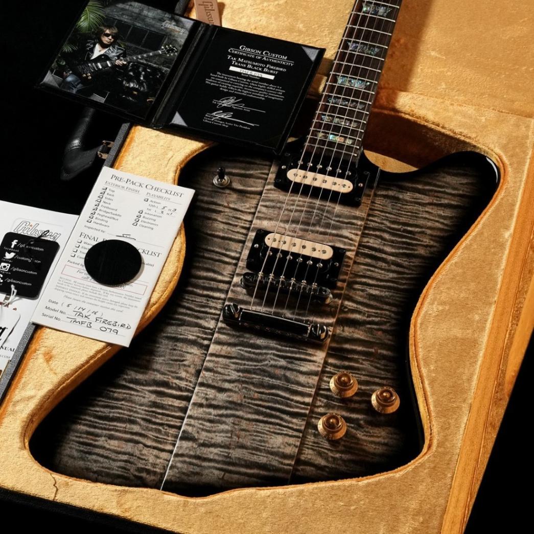 【中古】Gibson Custom Shop / Tak Matsumoto Firebird Trans Black Burst 【渋谷店】【値下げ】《渋谷店セール》