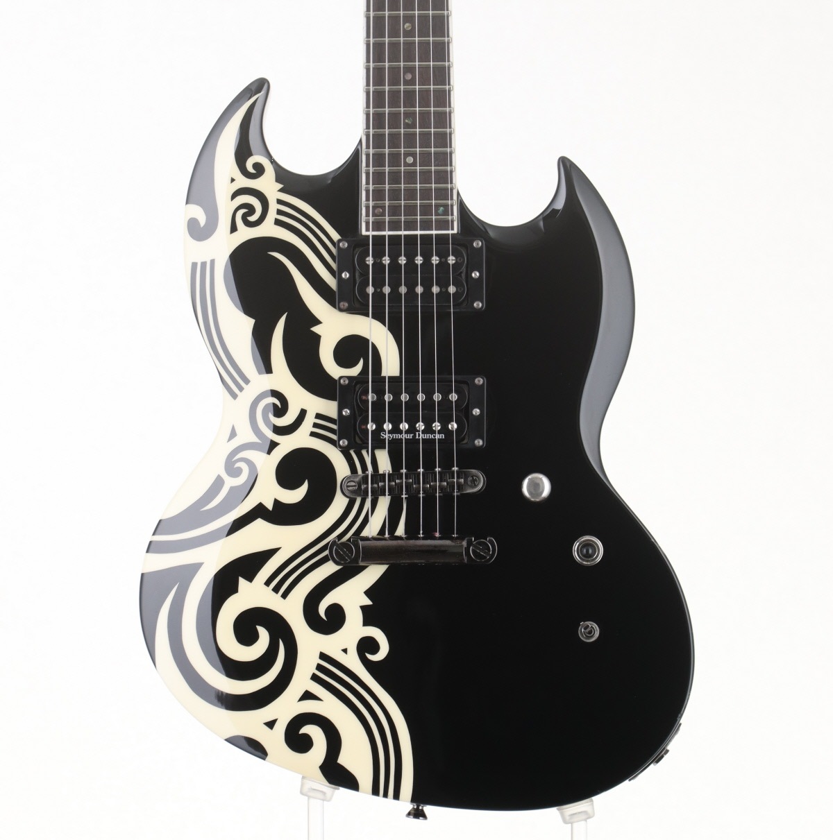 中古】ESP / PM-108VP WAVE MOTION Black w/ Tribal Graphic 【新宿店