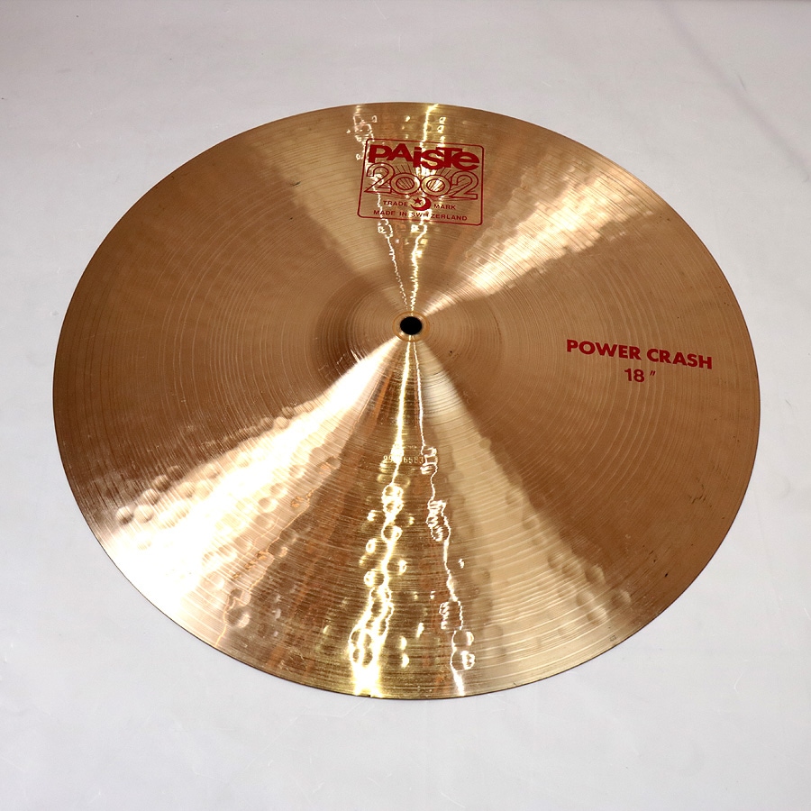 中古】PAISTE / 2002 18 POWER CRASH 18” パイステ クラッシュシンバル