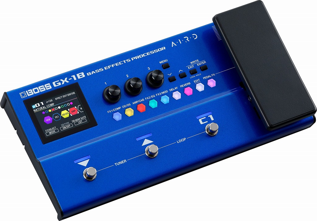 ベース用マルチエフェクター/新搭載のGEAR SUITE機能/130種類超えの高
