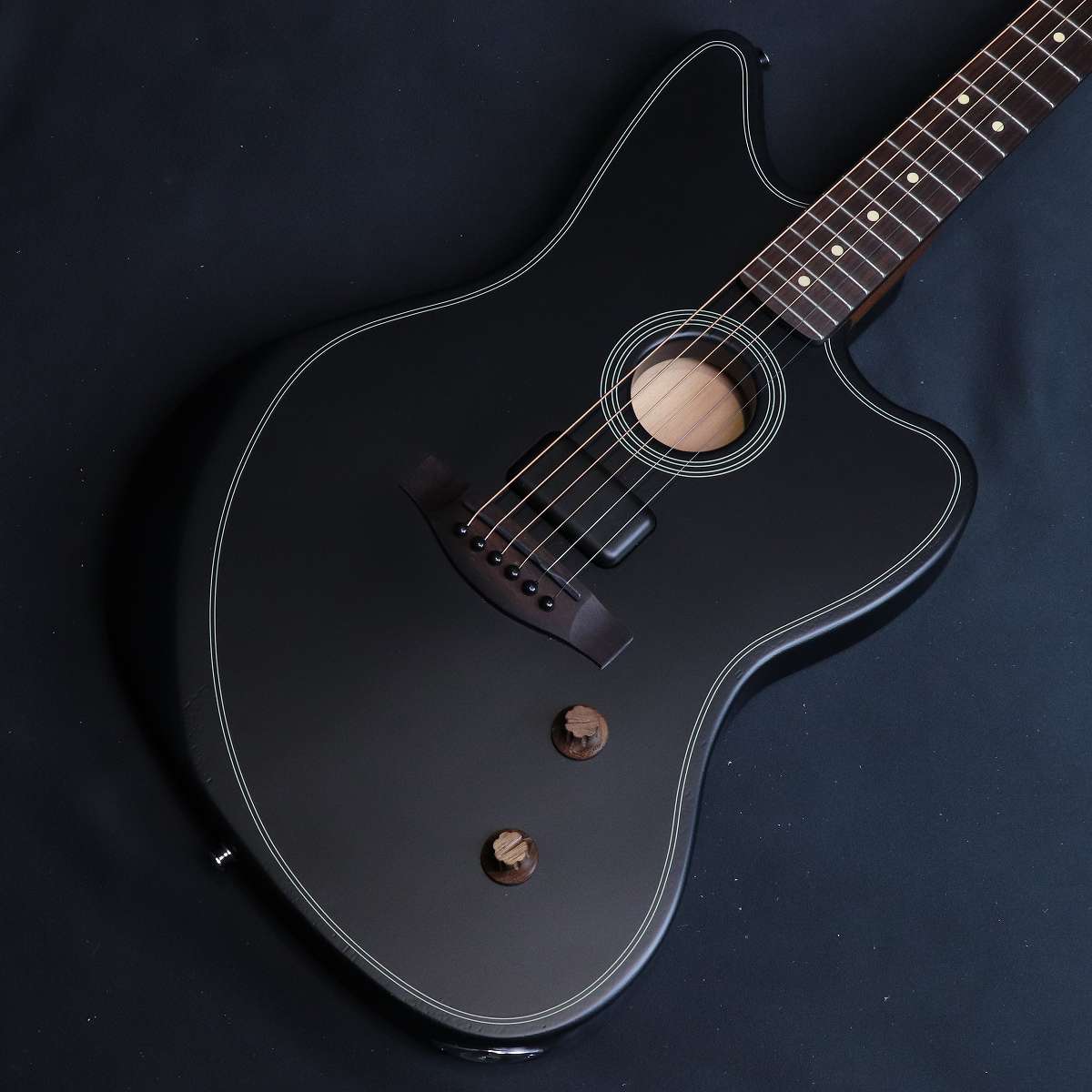 Fender / Acoustasonic Standard Jazzmaster Black 【S/N:IWF25010467