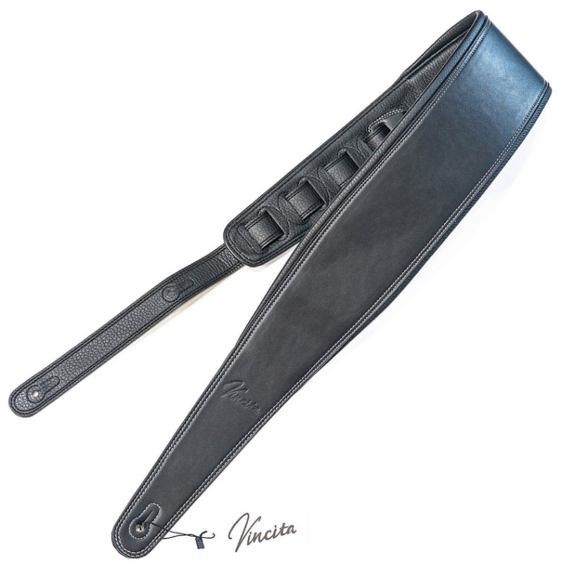 Vincita / PELLE STRAP Black ギター・ベースストラップ