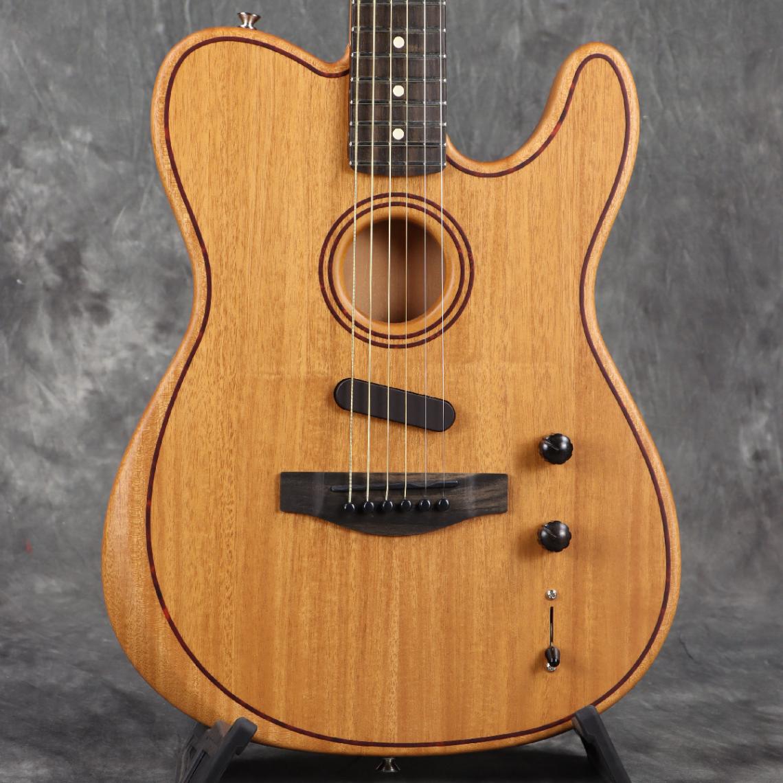 Fender / American Acoustasonic Telecaster All-Mahogany Ebony Fingerboard Natural フェンダー【2.33kg】[S/N US253110A]