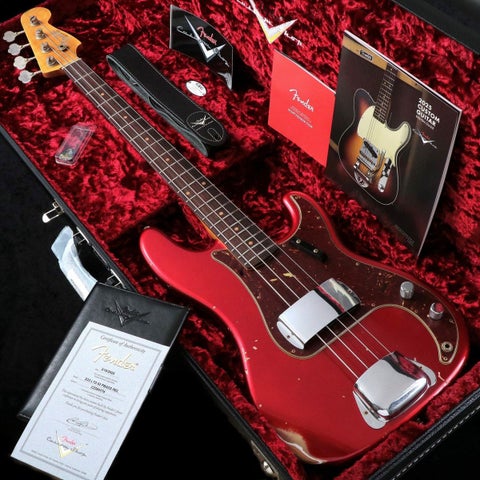 Fender Custom Shop / Limited Edition 1962 Precision Bass Relic Aged Candy Apple Red【S/N CZ584174】【渋谷店】《長期展示品チョイキズアウトレット特価》《渋谷店セール》