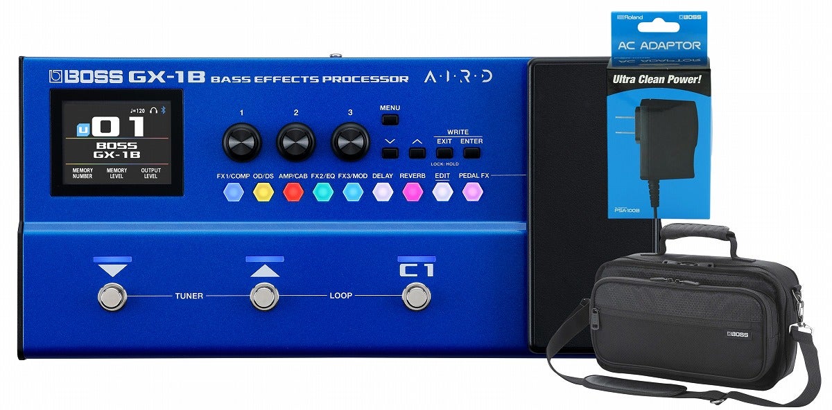 新製品】 BOSS / GX-1B Bass Effects Processor [アダプター(PSA-100S2