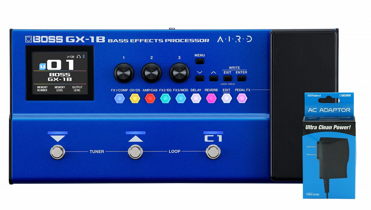 ベーシスト注目！】【新製品】 BOSS / GX-1B Bass Effects Processor