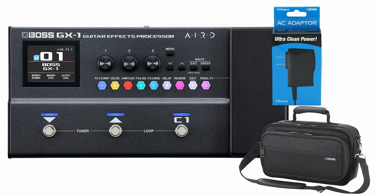 BOSS GX-100 マルチエフェクター アダプターキャリングケース付属 BOSS GX-100 マルチエフェクター アダプターキャリングケース付属 BOSS