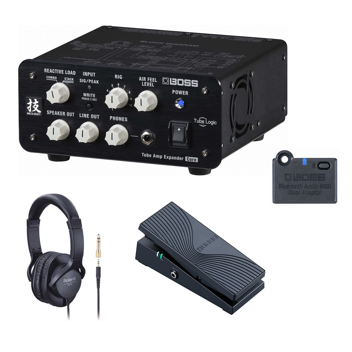 BOSS / WAZA-TAE CORE [自由自在にサウンドメイクワイヤレスセット] EV-1-WL  + BT DUAL