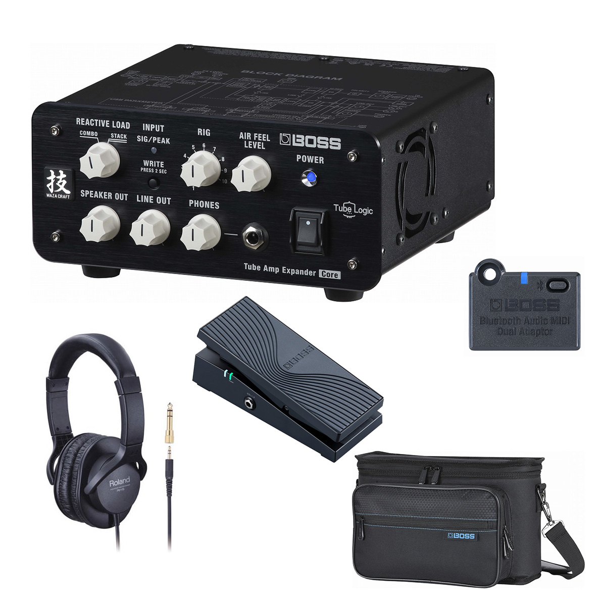 BOSS / WAZA-TAE CORE [自由自在にサウンドメイクワイヤレスセット] EV-1-WL  + BT DUAL + VE-22