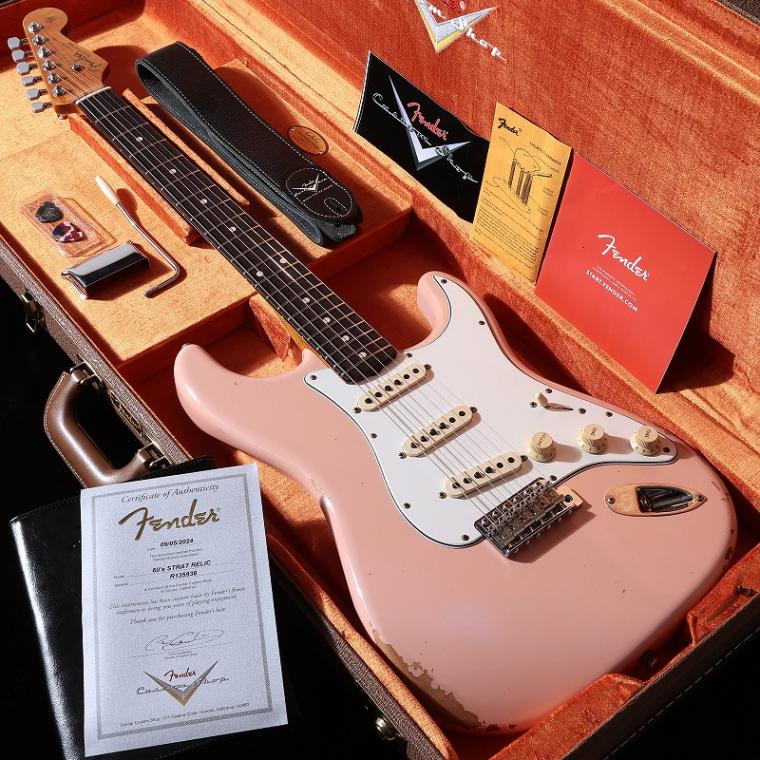 中古】FENDER CUSTOM SHOP / 60's Stratocaster Relic Aged Shell Pink