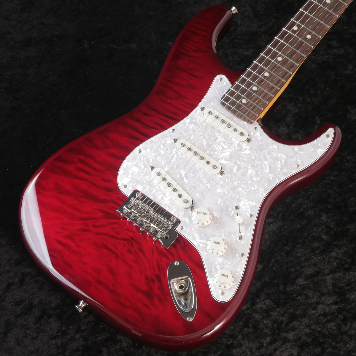FENDER MADE IN JAPAN / ISHIBASHI FSR MIJ Hybrid II Stratocaster Rosewood Transparent Red Burst (重量:3.36kg) 【御茶ノ水本店】