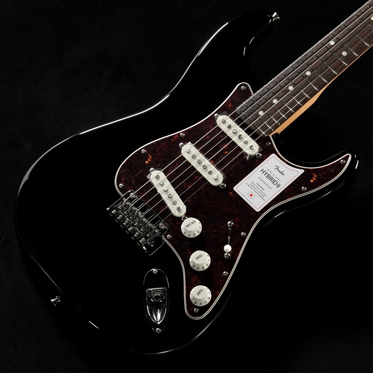 Fender / Made in Japan Hybrid II Stratocaster Rosewood Black(重量:3.56kg)【S/N:JD25017664】【渋谷店】