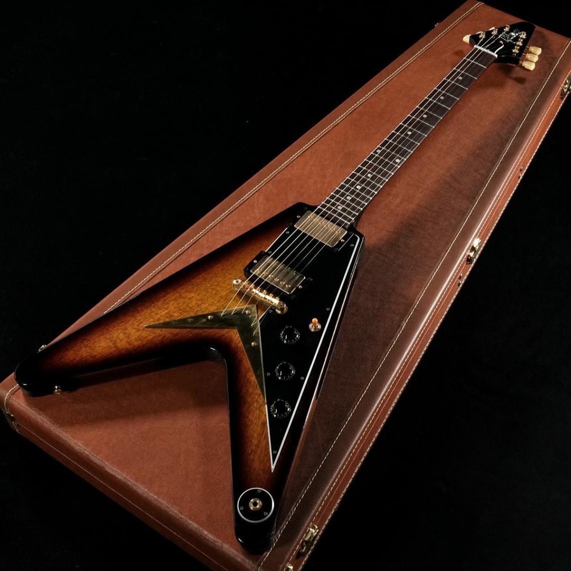 中古】Gibson Custom Shop / 1958 Korina Flying V Black Pickguard