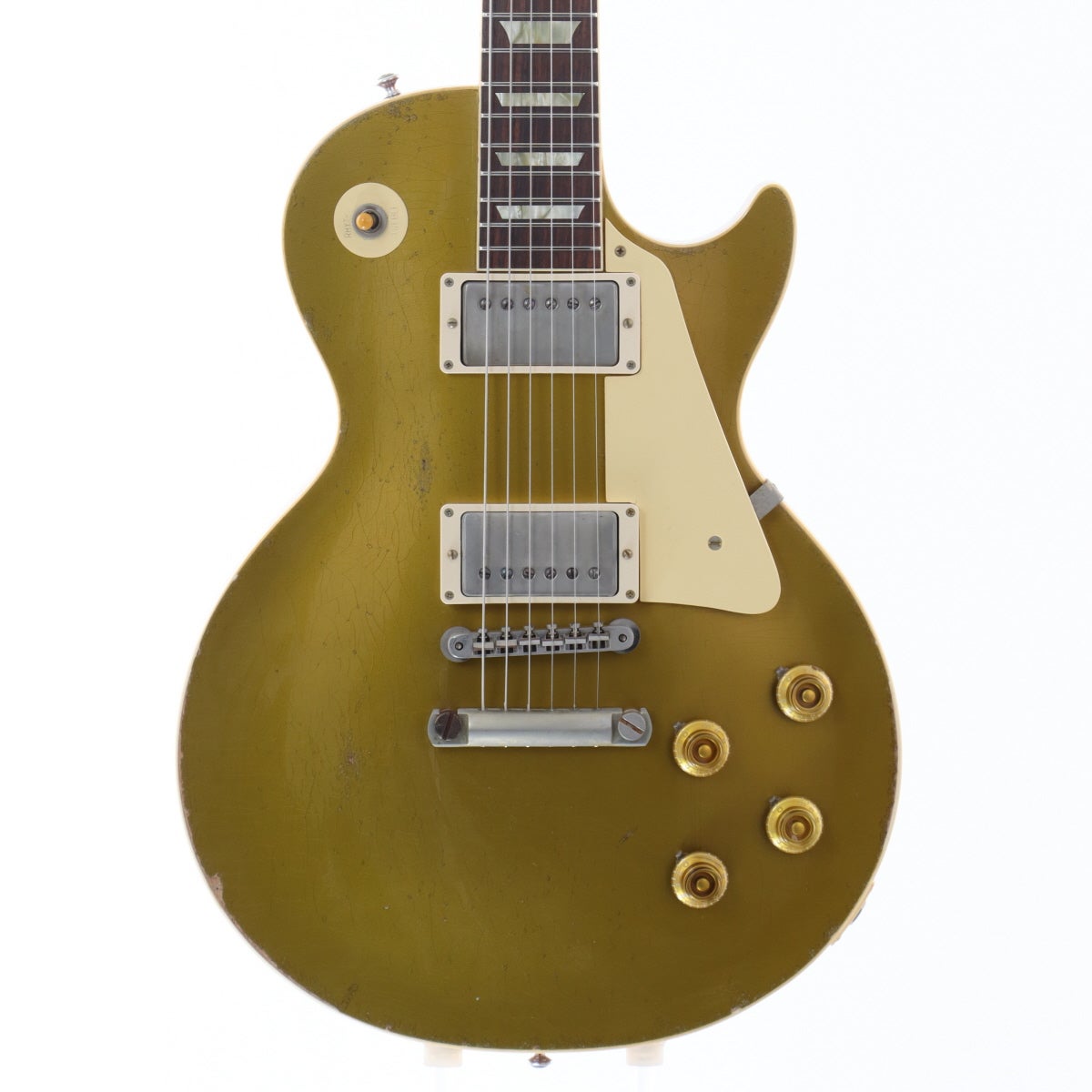 襤*読様 最終価格オークション 60's usa製 シングルフェイス ジップフー 中古】Gibson Custom Shop / Murphy LAB 1957 Les Paul Goldtop Ultra