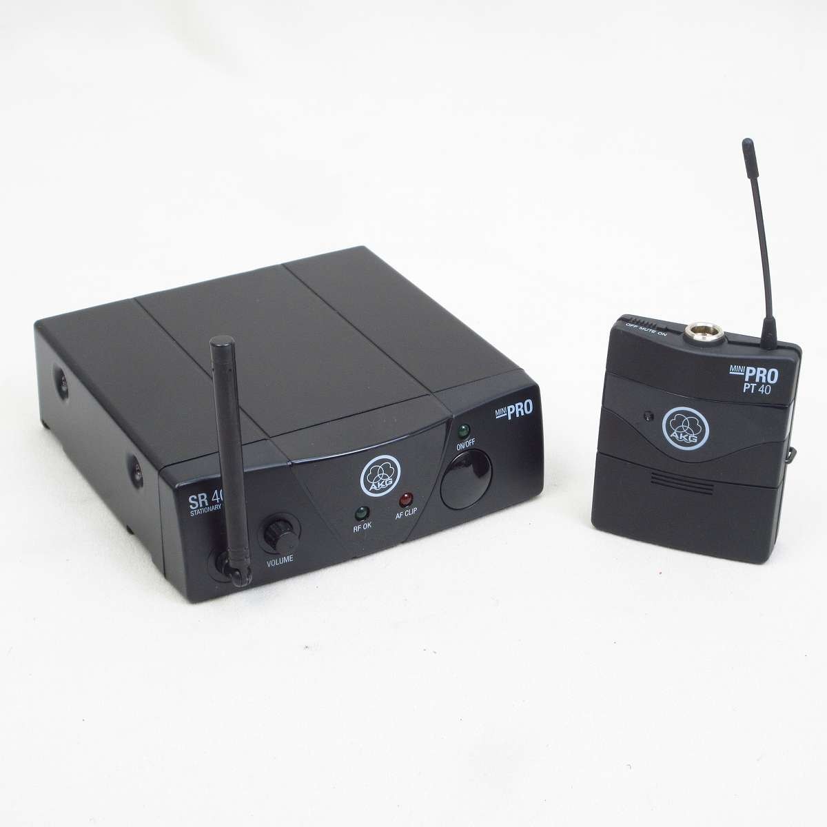 【中古】AKG WMS40 PRO MINI INSTRUMENTAL SET AKG WMS40 PRO MINI INSTRUMENTAL SET、ギター/ベース用ワイヤレス