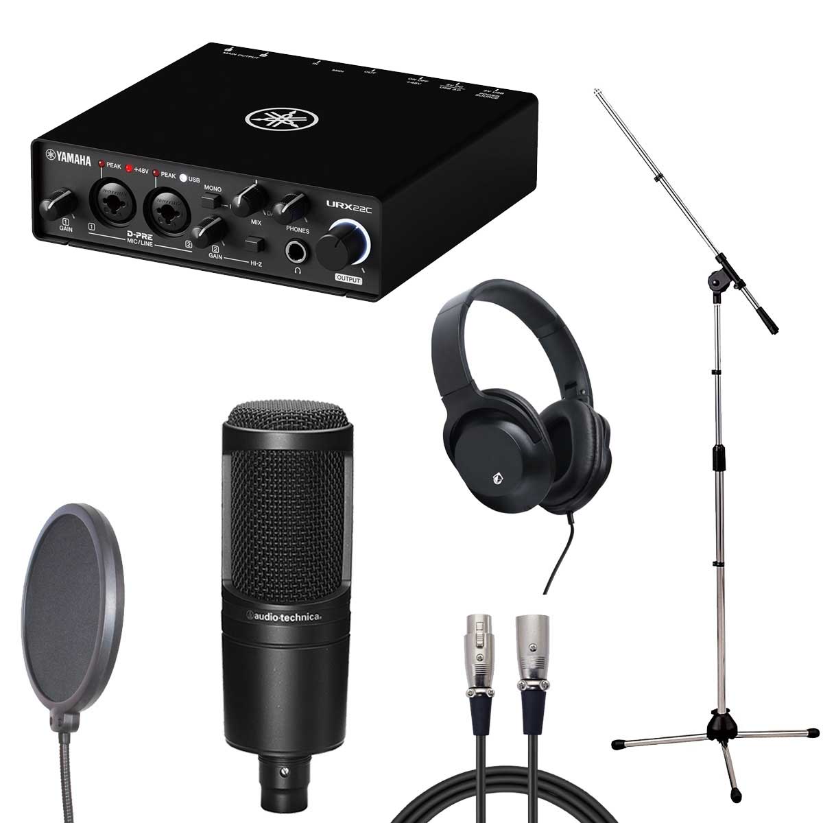 YAMAHA URX22C × audio-technica AT2020 【レコーディングセット】【御茶ノ水本店】