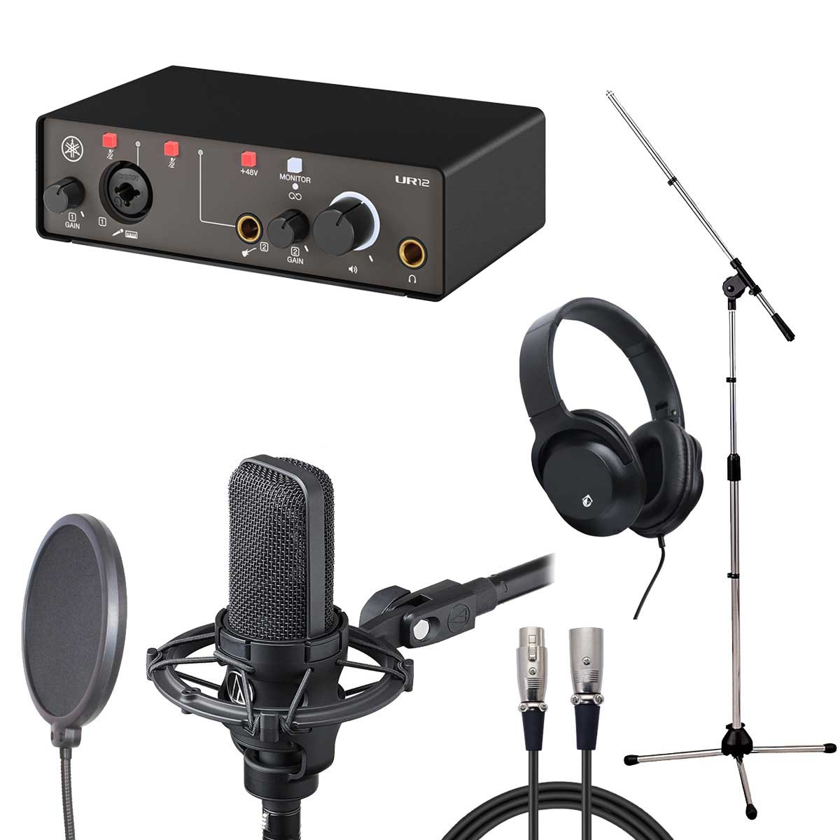 YAMAHA UR12 MK3 Black × audio-technica AT4040 【レコーディングセット】【御茶ノ水本店】