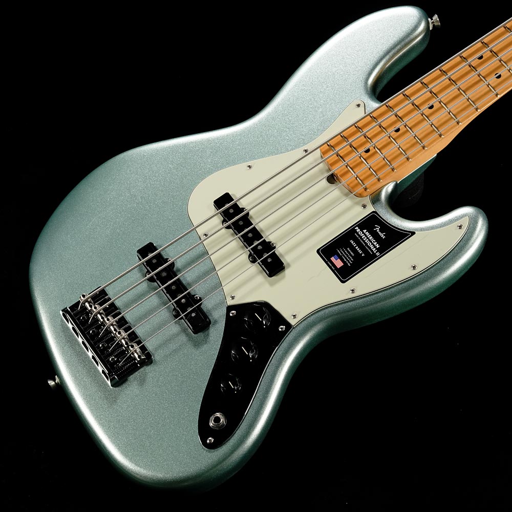 Fender / American Professional II Jazz Bass V Maple Fingerboard Mystic Surf Green(重量:4.36kg)【S/N:US25048338】【渋谷店】