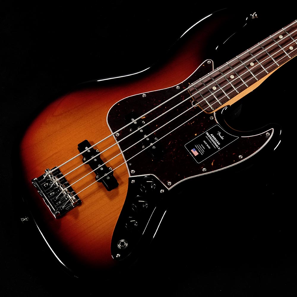 Fender / American Professional II Jazz Bass Rosewood Fingerboard 3-Color Sunburst(重量:3.78kg)【S/N:US25071011】【渋谷店】