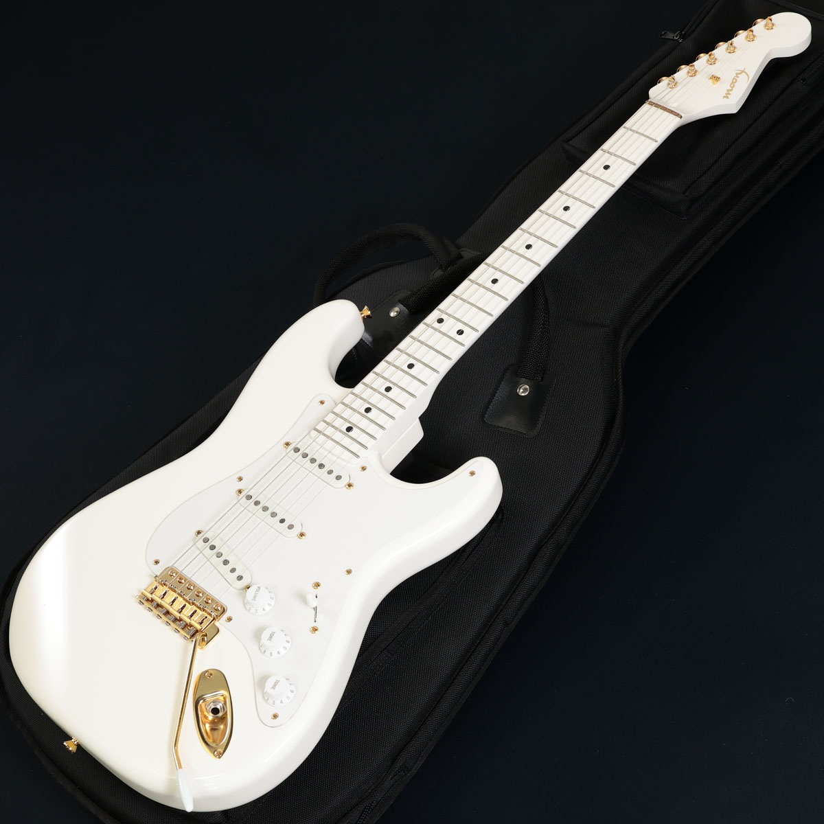 中古】Moon Guitars / Custom Order Model ST-C Snow White Maple