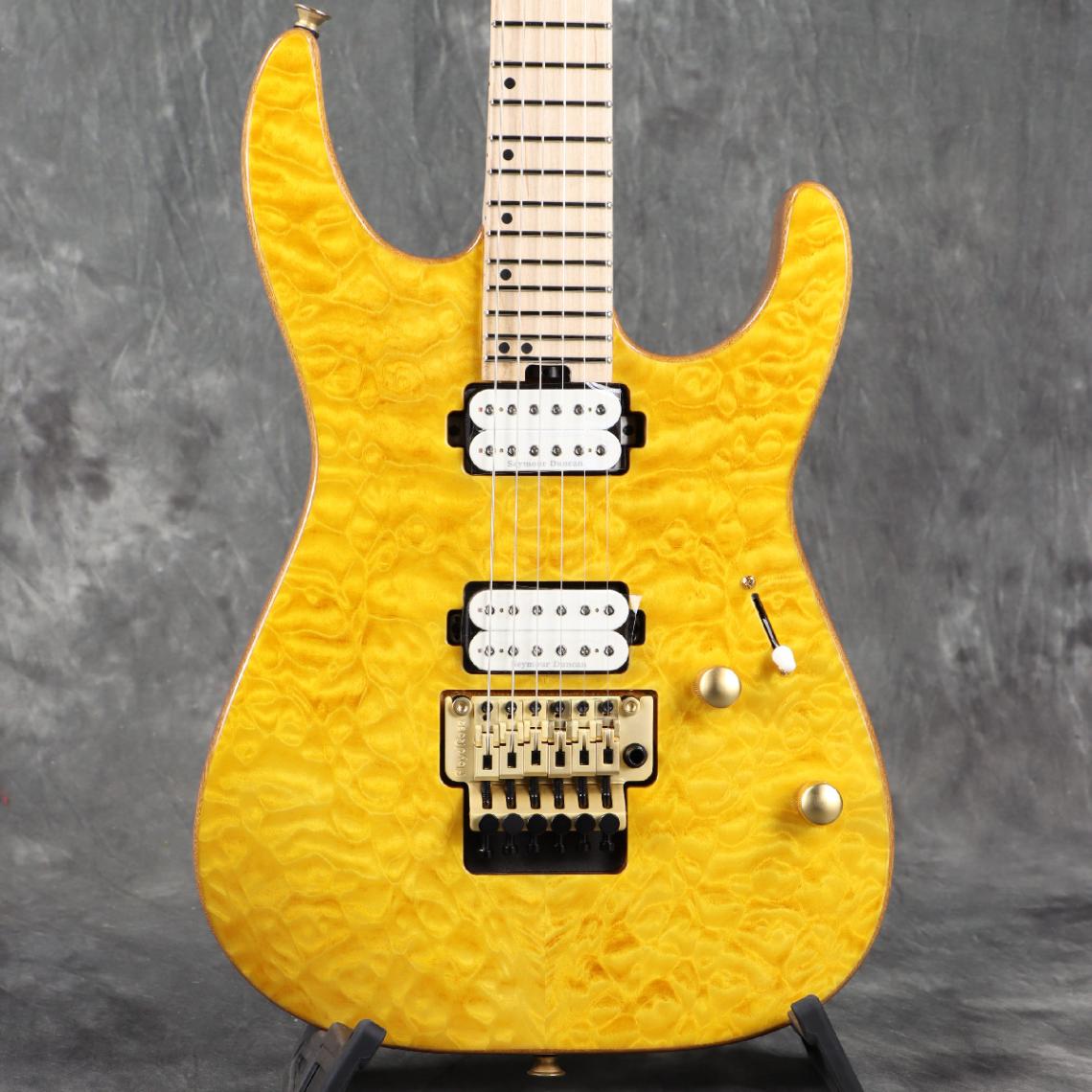 Charvel / Pro-Mod DK24 HH FR M Mahogany with Quilt Maple Maple Fingerboard Dark Amber シャーベル【3.41kg】[S/N MC25002764]